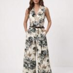 Ολόσωμη Floral Καφέ