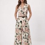 Ολόσωμη Floral Ροζ